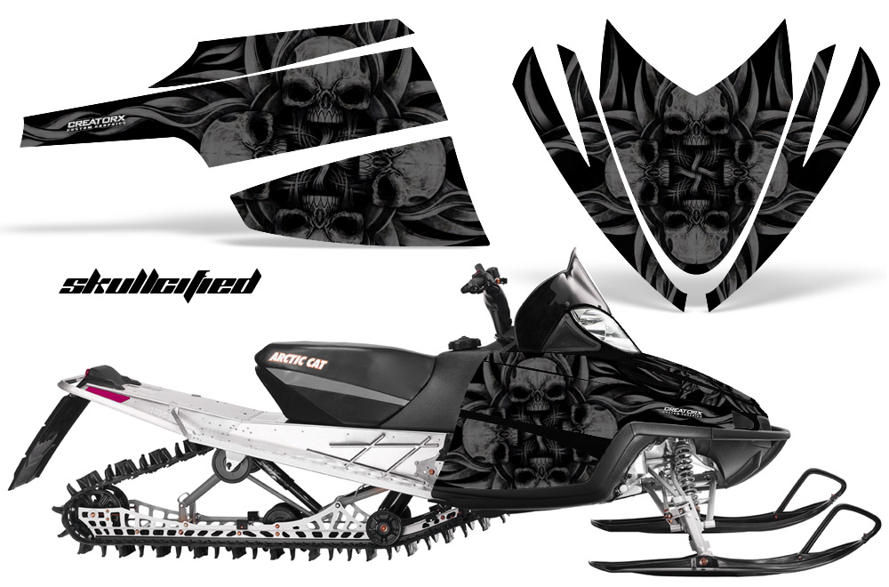 Arctic Cat M Series CrossFire Graphics Kit Skullcified Flat Black